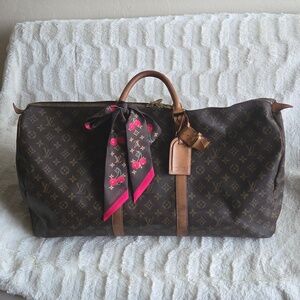 LOUIS VUITTON KEEPALL 60 COA INCLUDED